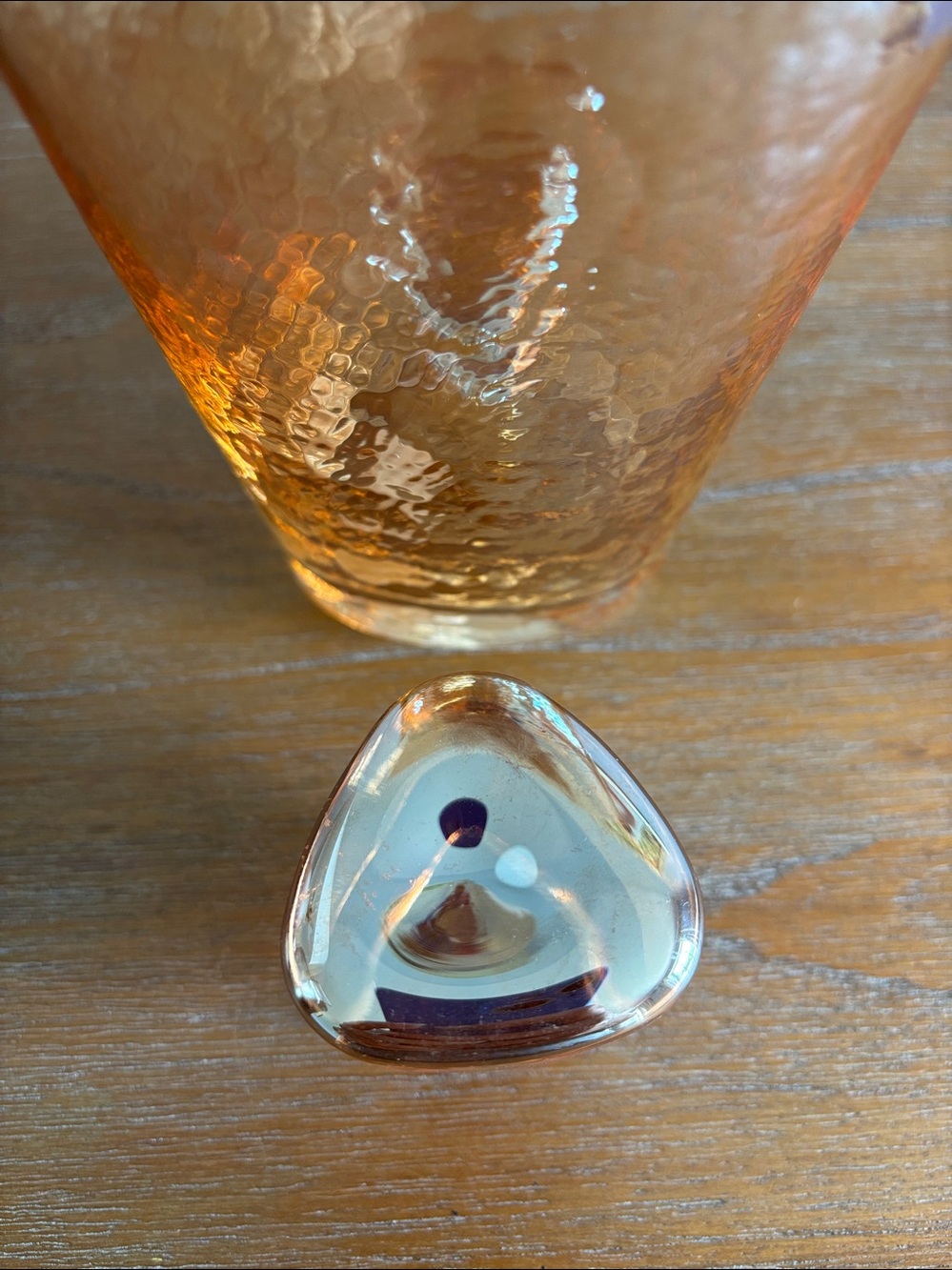 NWT Anthropologie Zaza Lustered Decanter in Honey - Picture 6 of 11